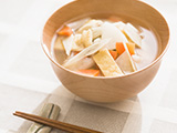最近、お味噌汁を飲むとムセやすいですか？